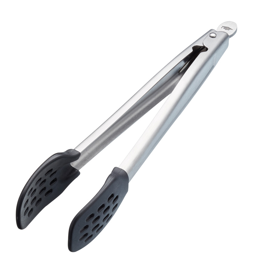 MasterClass Plastic Food Tongs With Metal Handle 28cm PK 1