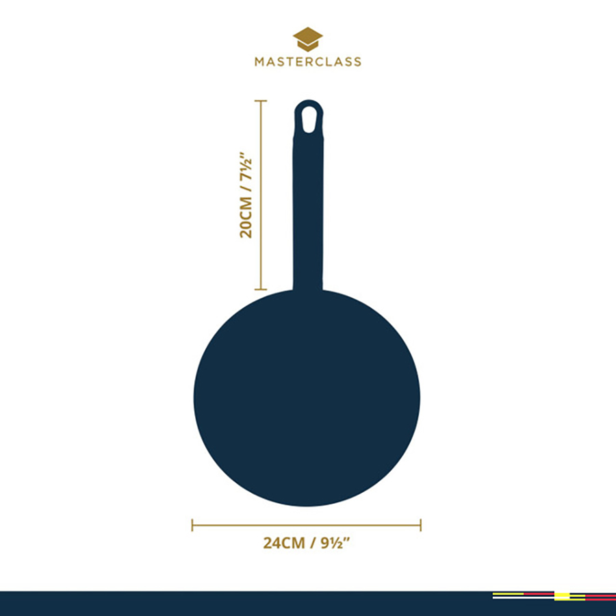 MasterClass Heavy Duty Teflon Non-stick Frypan 24cm PK 1