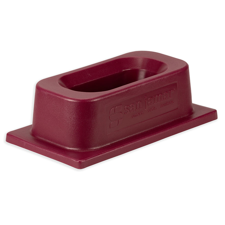San Jamar KA1951RD KatchAll Cutlery Catcher Lid for Slim Jim bins PK 1
