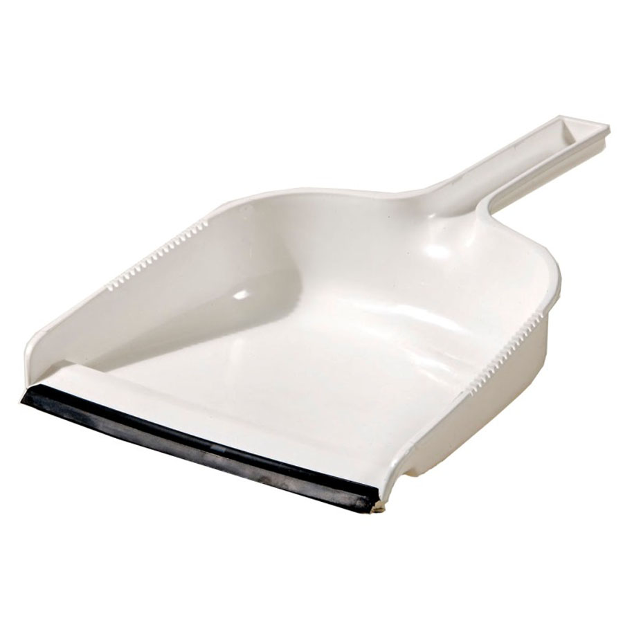 Hillbrush Dustpan White Plastic 320x226mm PK 1