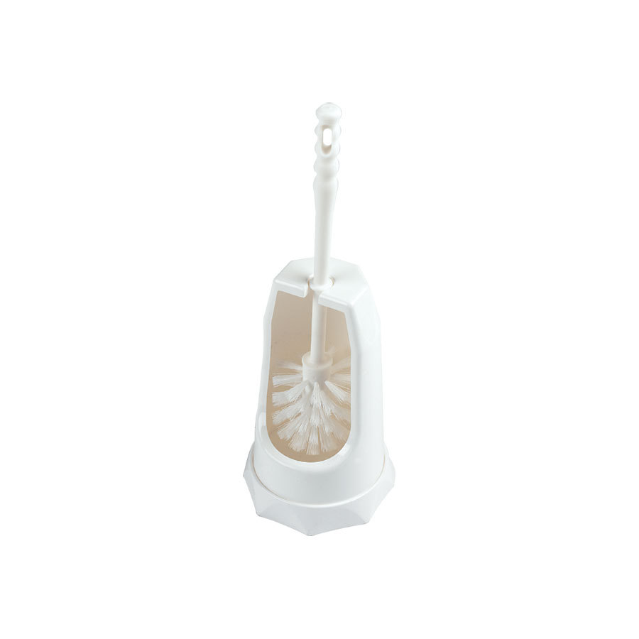 Hillbrush Stiff Toilet Brush With Open Holder White Polypropylene PK 1