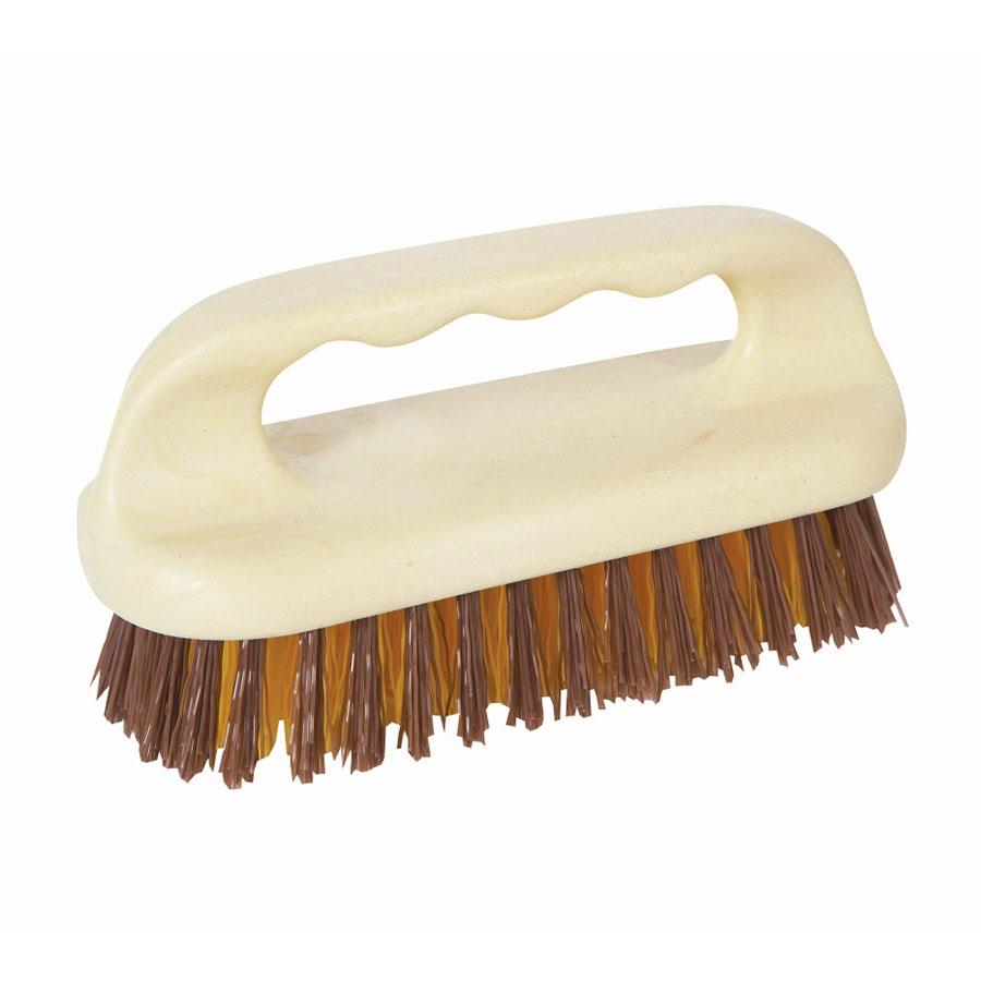 Robert Scott Plastic/Nylon Scrubbing Brush With Handle 15cm PK 1