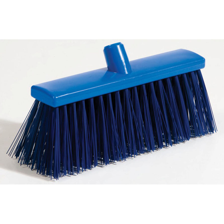Hillbrush Professional Hygiene Broom Head Stiff Polyester Blue 280x58mm PK 1