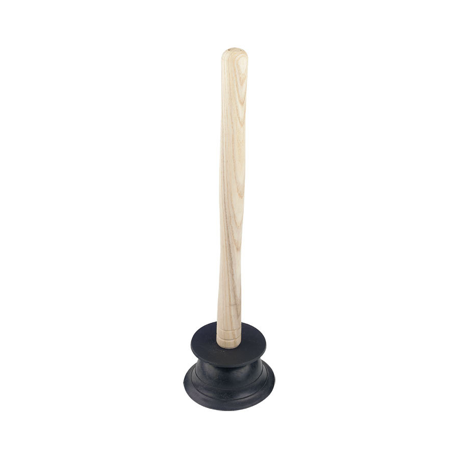 Hillbrush Sink Plunger Large With Wooden Handle 361x150mm PK 1