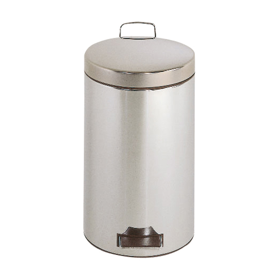 Pedal Bin Chrome 12ltr Plastic Liner PK 1