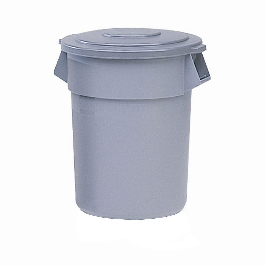 Rubbermaid Brute Round Container Grey Polyethylene 208.2ltr W83.5 x H84.3 x D67cm PK 1