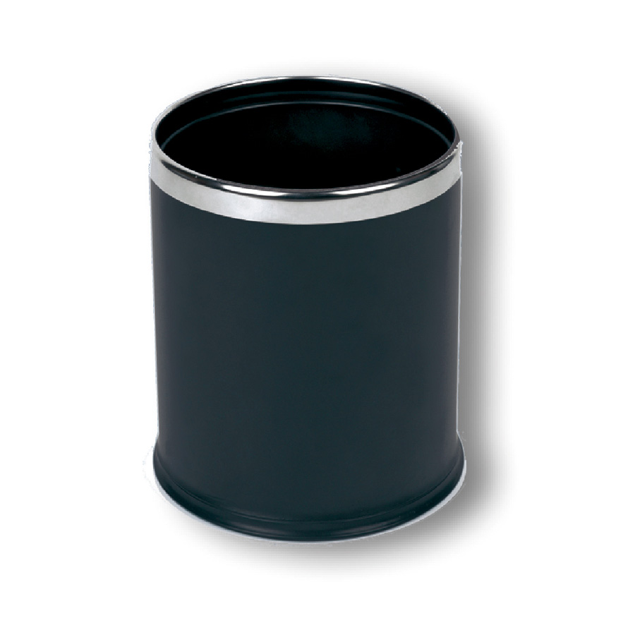 Round Waste Bin Concealed Bag Black 10ltr PK 1