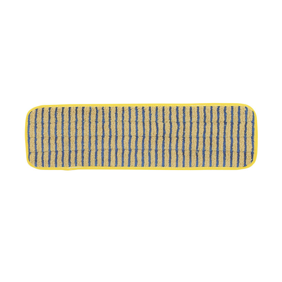 Rubbermaid HYGENMicrofibre Scrubber Mop Head Yellow & Blue W40 x H1.6 x D14cm PK 1