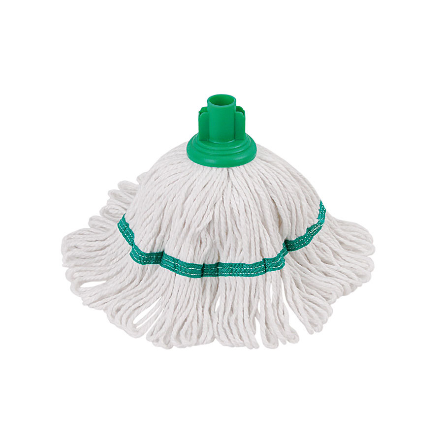 Robert Scott Abbey Hygiene Hygiemix Socket Mop 250g Green Cotton and Polyester Mix PK 1