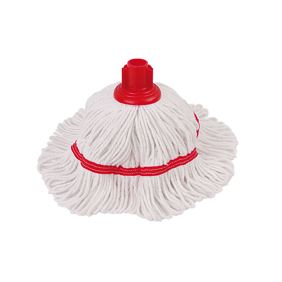 Robert Scott Abbey Hygiene Hygiemix Socket Mop Mop 250g Red Cotton and Polyester Mix PK 1