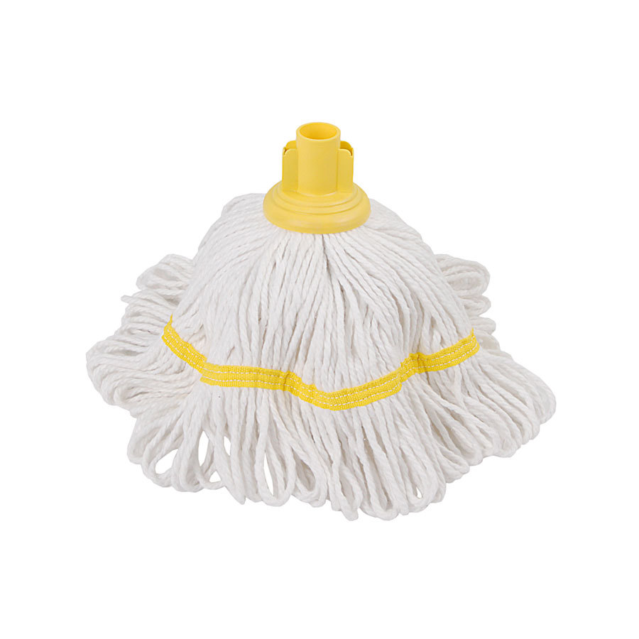Robert Scott Abbey Hygiene Hygiemix Socket Mop Mop 250g Yellow Cotton and Polyester Mix PK 1