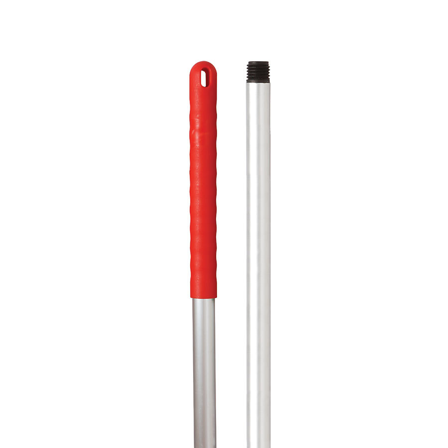 Robert Scott Abbey Hygiene Aluminium Handle - Red Grip 137cm 54 inch PK 1