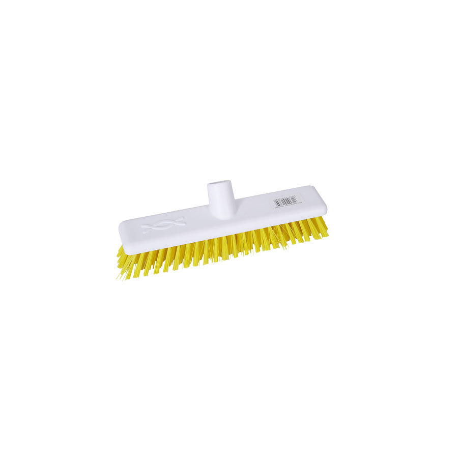 ROBERT SCOTT ABBEY HYGIENE BROOM HEAD STIFF 30CM YELLOW POLYESTER BRISTLES