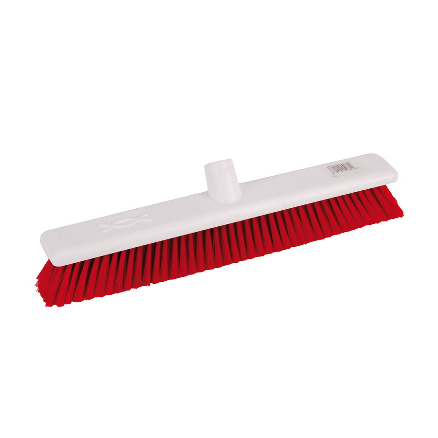 ROBERT SCOTT ABBEY HYGIENE BROOM HEAD SOFT 45CM RED POLYESTER BRISTLES