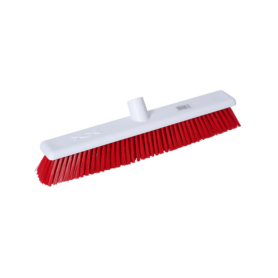 ROBERT SCOTT ABBEY HYGIENE BROOM HEAD STIFF 45CM RED POLYESTER BRISTLES