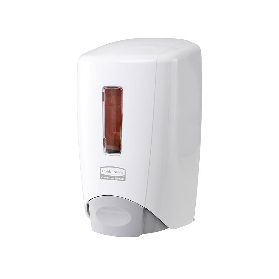 Rubbermaid Flex Manual Soap Dispenser White 500ml Wall Mounted Adjustable Dose PK 1