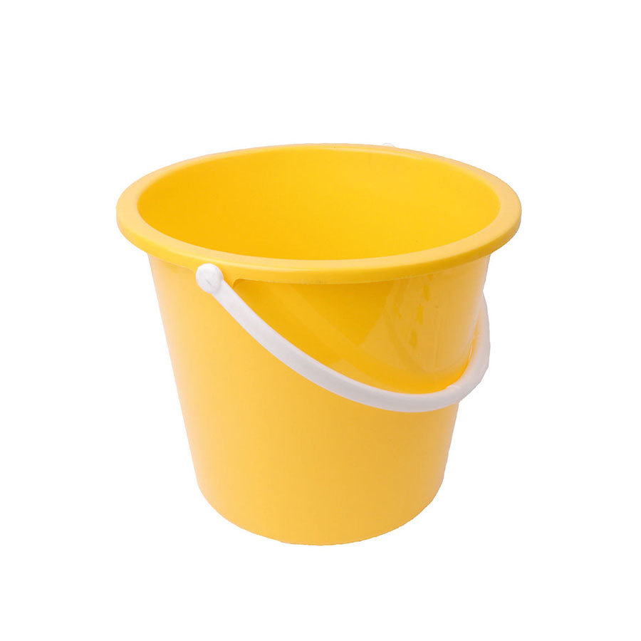 Robert Scott Plastic Bucket 10ltr Yellow PK 1
