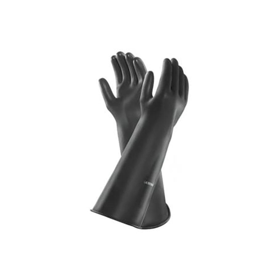Ansell Emperor Gloves Pair Rubber Black 610mm Large PK 1