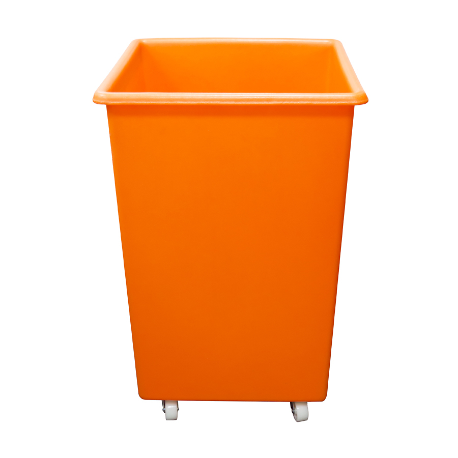 Fletcher European Mixed Recycling Bin Orange 118ltr PK 1