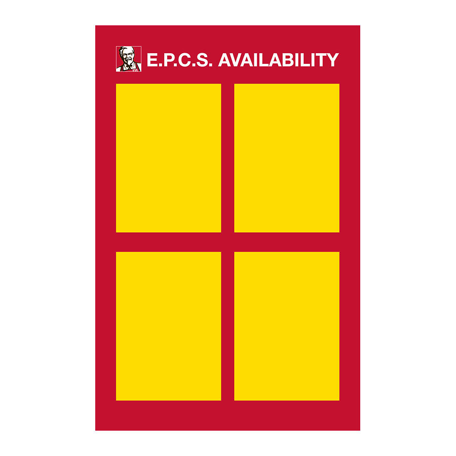 EPCS Product Availability Chart PK 1