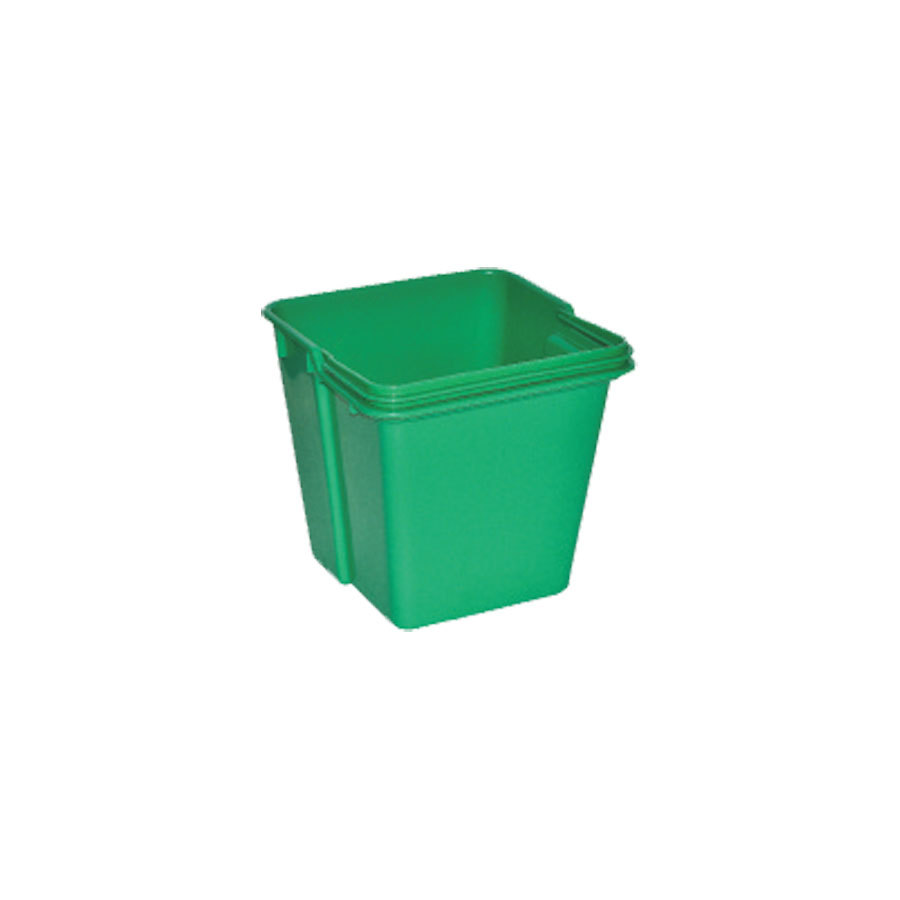 SYR Spacesaver Bucket 4ltr Green Polypropylene PK 1