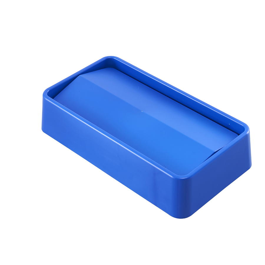 Trust Svelte® Tops Swing Lid Blue Polypropylene 52.3x28.8x11.5cm PK 1