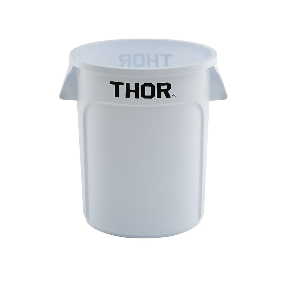 Trust Thor Round All Purpose Bin White LLDPE 166ltr 68.6x61.0x80.0 cm PK 1