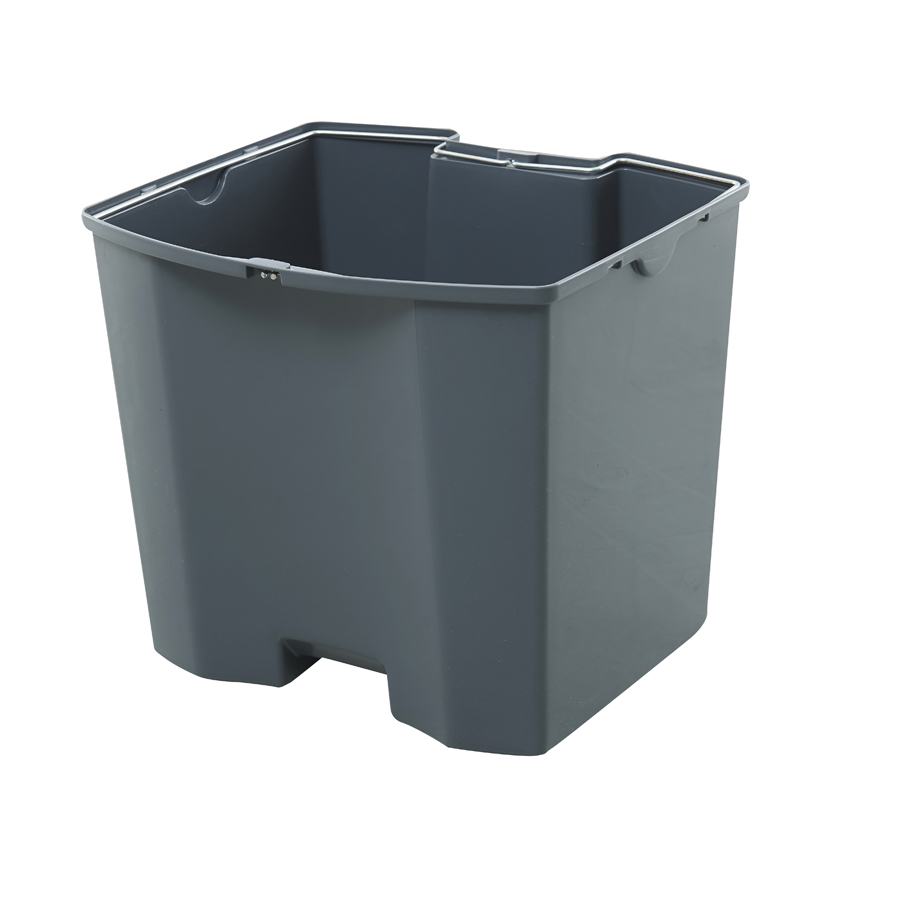 Trust Rigid Liners For 30L Step On Bin Grey HDPE 27ltr 36.5x29.8x33.7 cm PK 1