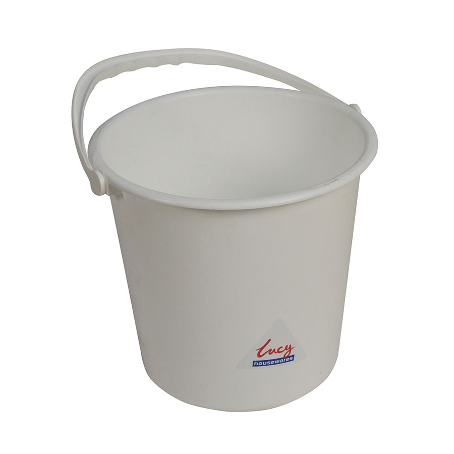 Andarta 10ltr Plastic Bucket White PK 1