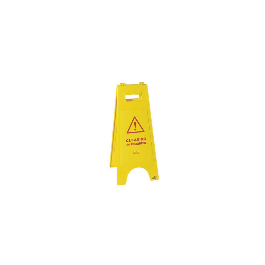 Andarta Wet Floor Sign Yellow Plastic 58cm PK 1