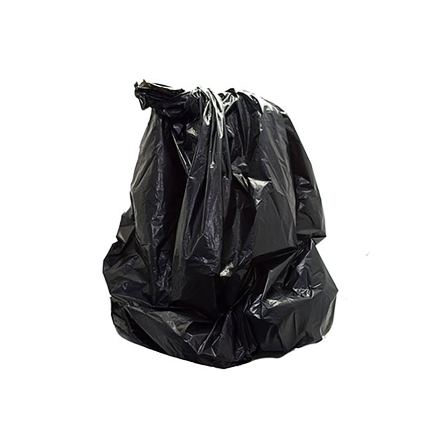 BPI Heavy Duty Refuse Sack 10KG Black 457x737x965mm PK 1