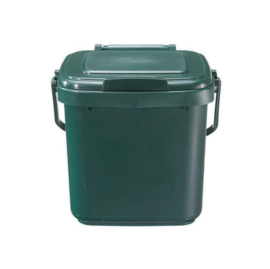 Straight Kitchen Caddy 7 Litres Green PK 1