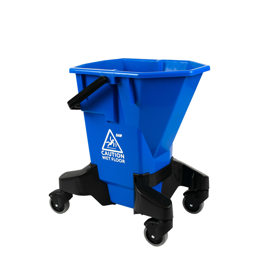 SYR LTS Bucket 16ltr Blue With Castors PK 1