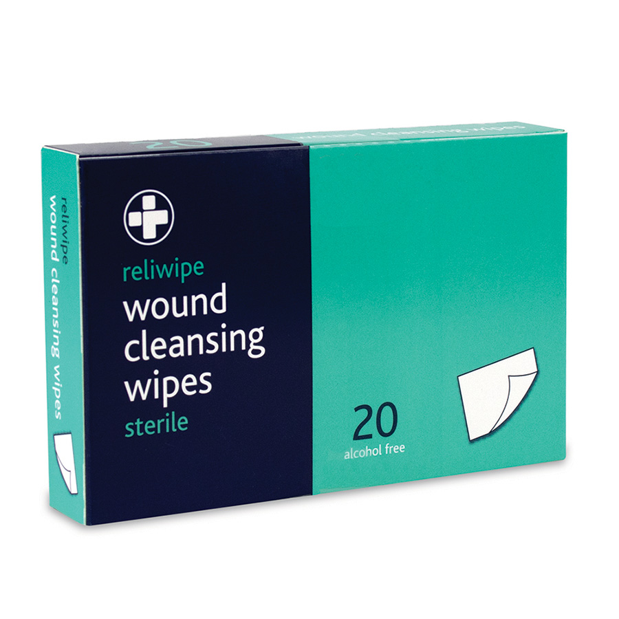 Reliwipe Moist Cleansing Wipes Box Of 20 (For BS8599-1 Kits) PK 1