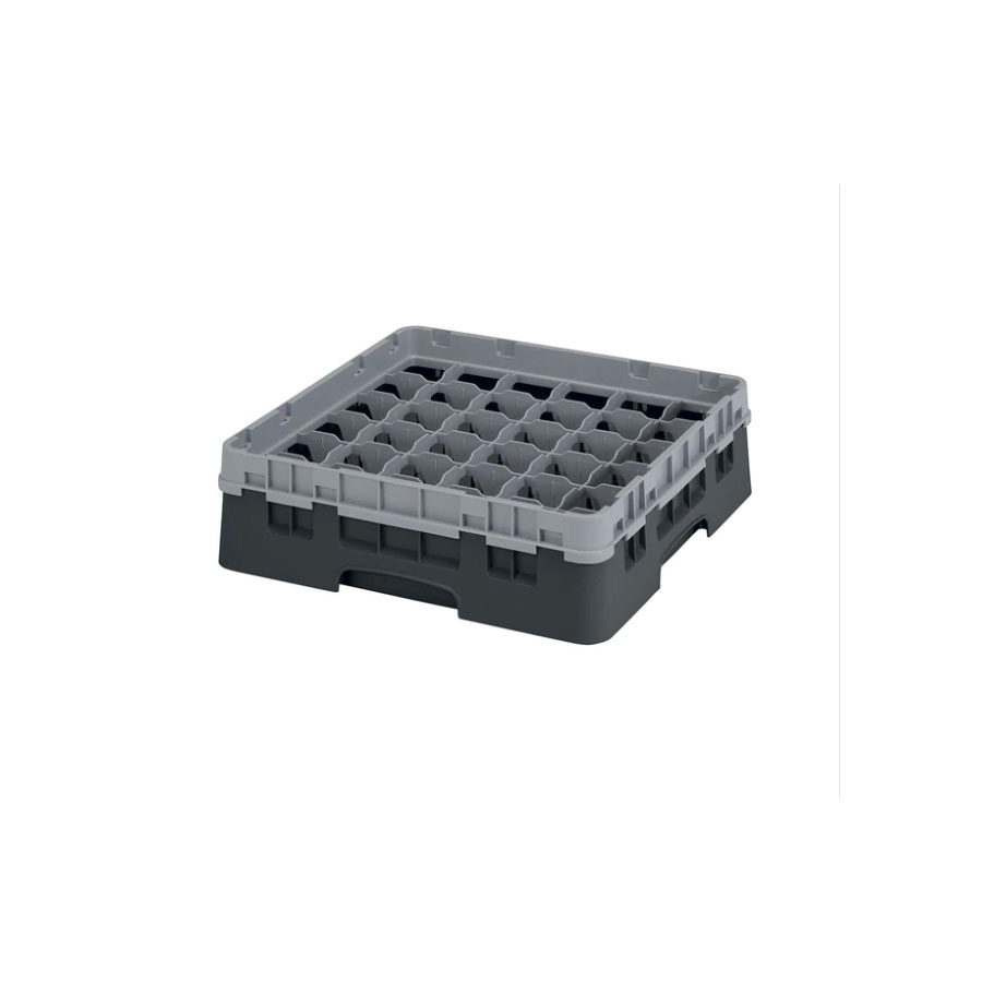 Cambro 36 Compartment Camrack Glass Rack Black PK 1