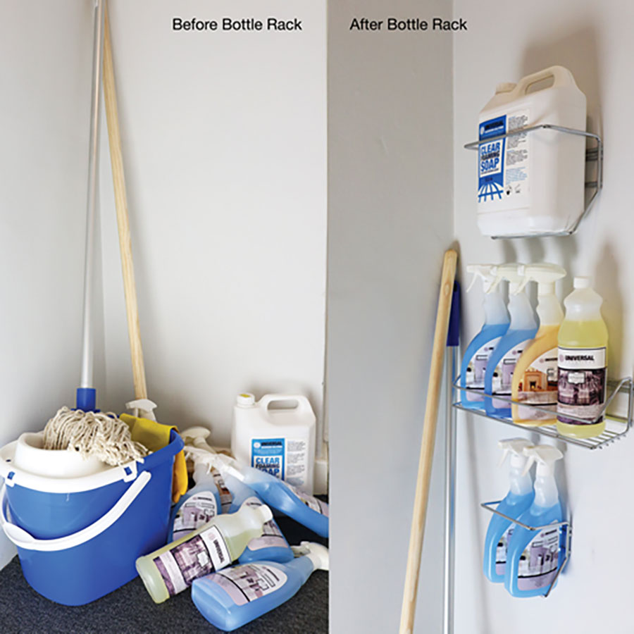 Unisol Stainless Steel Multi Purpose Bottle Rack PK 1