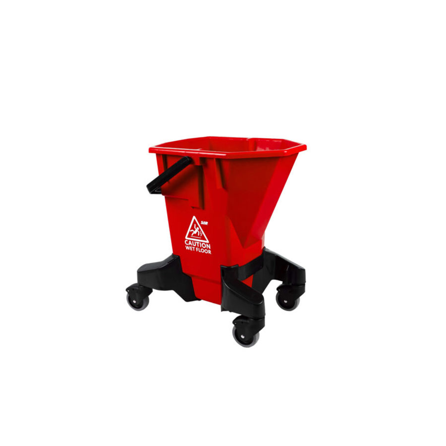 SYR LTS Mobile Bucket Red 16ltr PK 1
