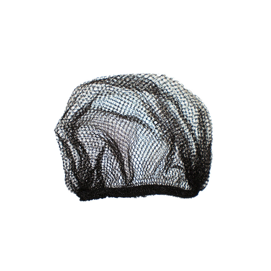 Hairnets Black Nylon Disposable Pack 100 PK 1