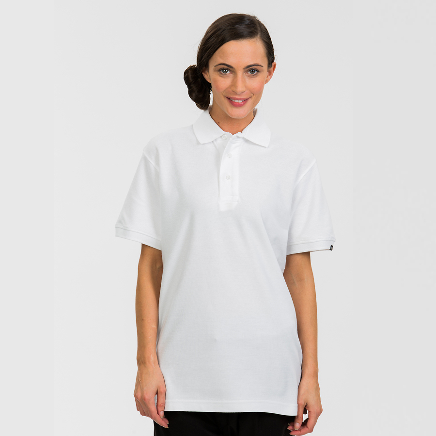 White Cotton Polo Shirt XS PK 1
