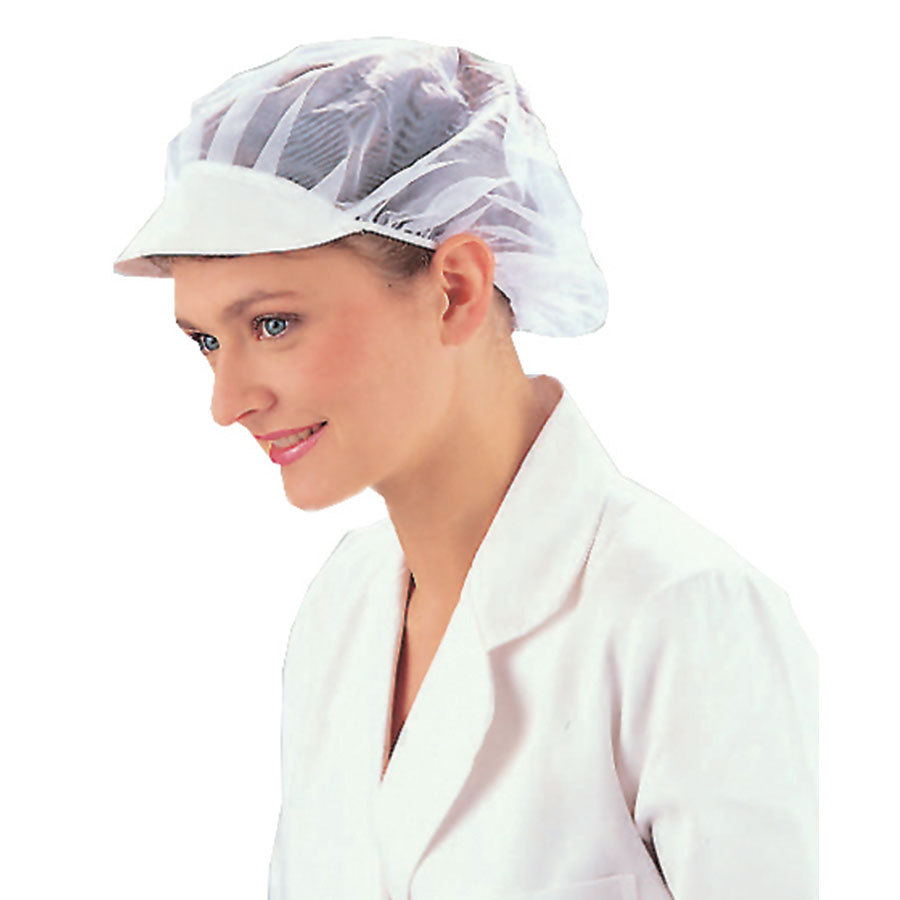 Lockhart Net Peaked White Hat PK 1