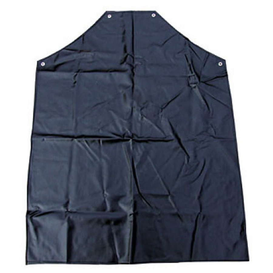 Rushall Apr393 Pack of 5 Black PVC 48x36 Inch Aprons PK 1