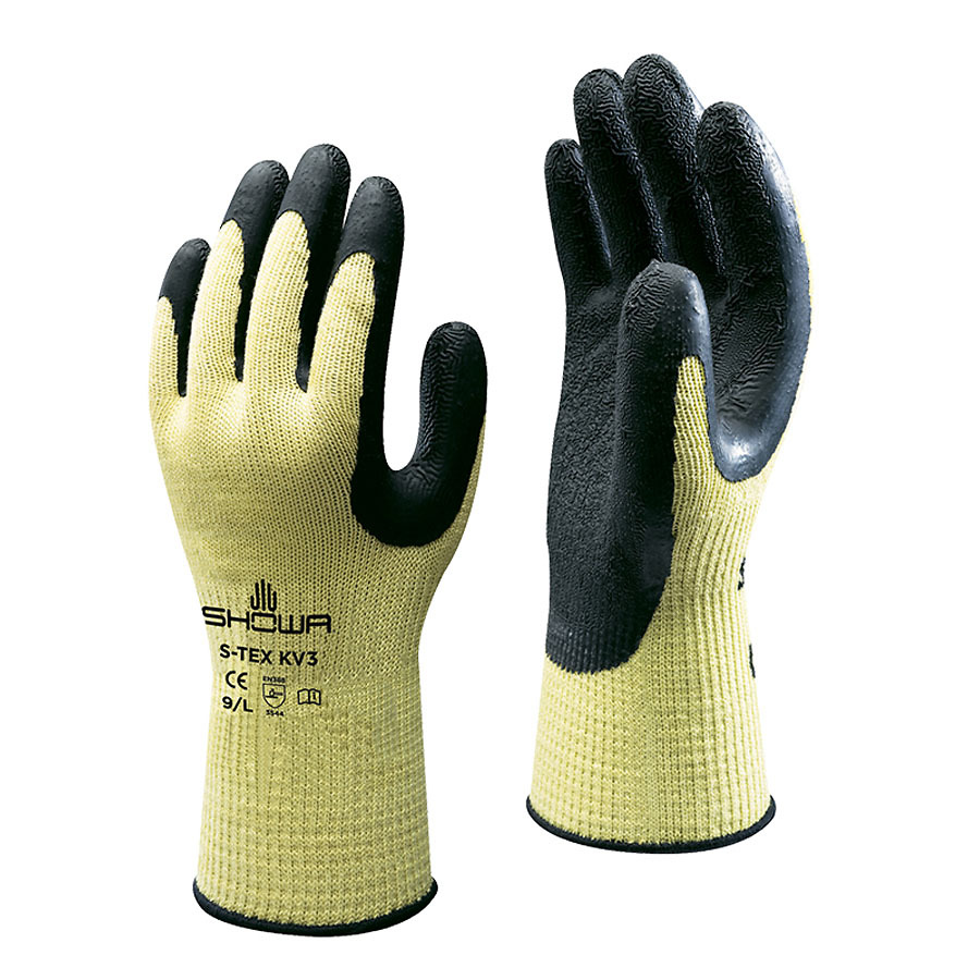 SHOWA S-TEX KV3 CUT LEVEL 5 KEVLAR GLOVES 10