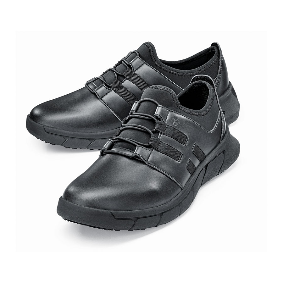 Shoes For Crews Karina Black Synthetic Antislip Ladies Safety Trainer UK-Size-6 PK 1