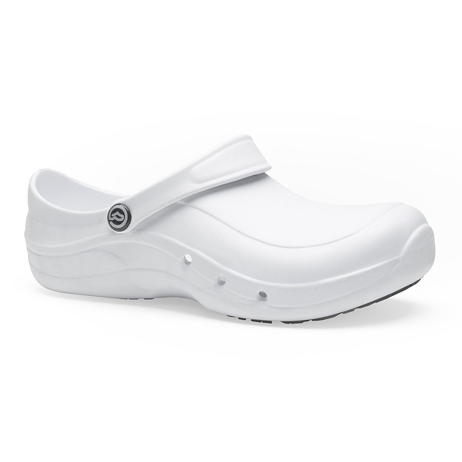 WEARERTECH PROTECT WHITE EVA UNISEX CLOG WITH SAFETY TOE UK-SIZE-9