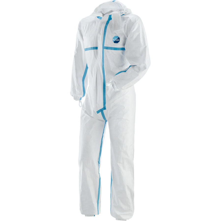 Tyvek Classic Plus White Coverall L PK 1