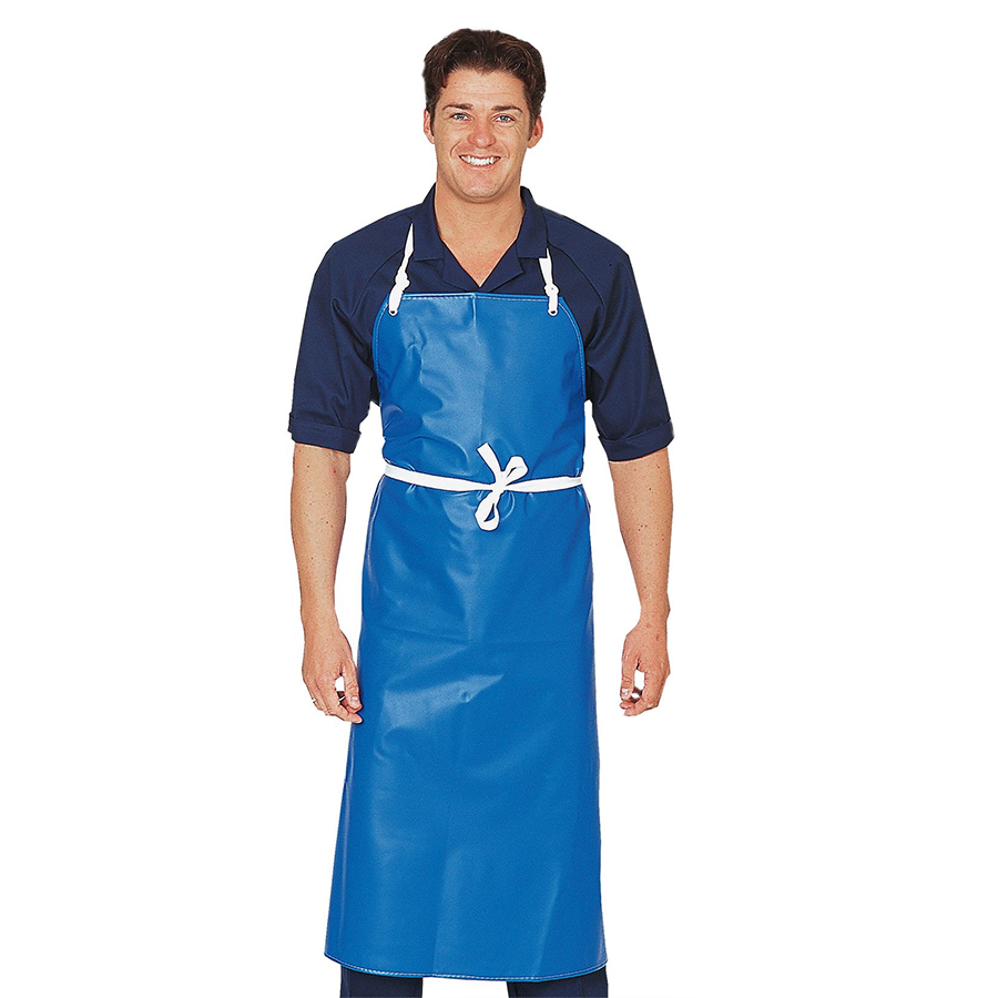 Dennys Royal Blue PVC Waterproof Apron PK 1