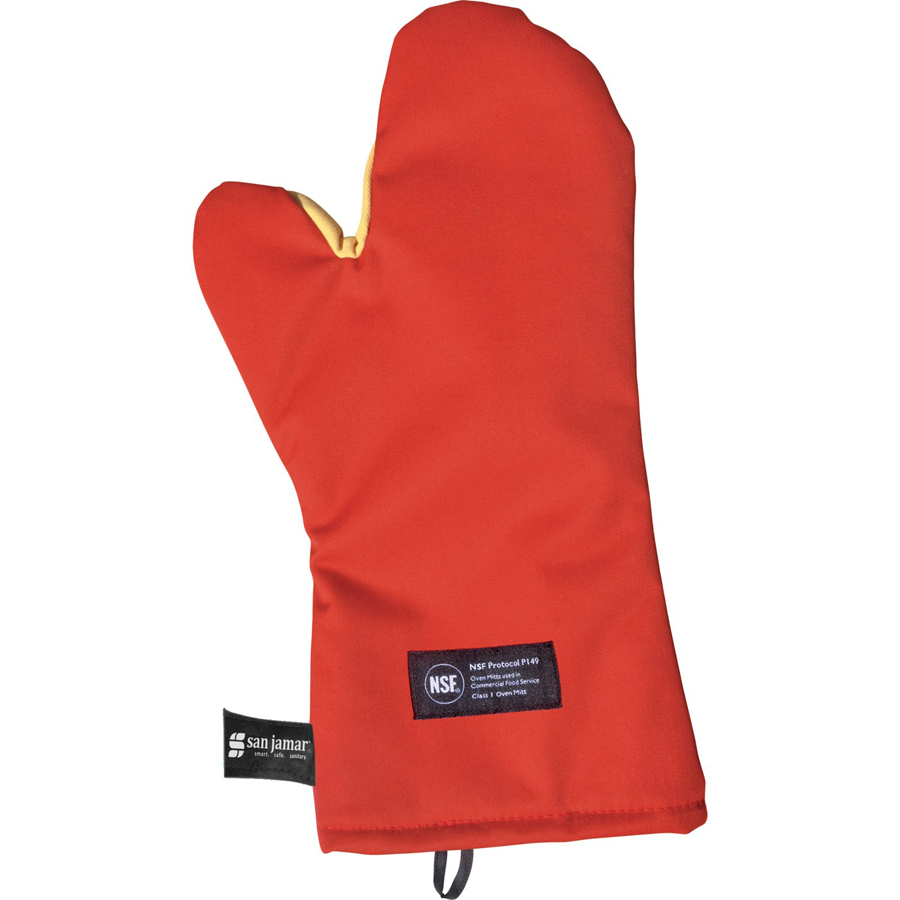 San Jamar Conventional Cool Touch Oven Mitt 13 Inch PK 1