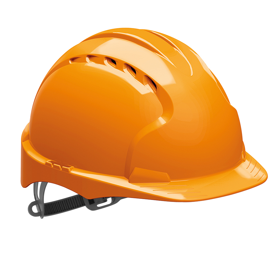 JSP EVO 3 Vented Safety Helmet Orange PK 1