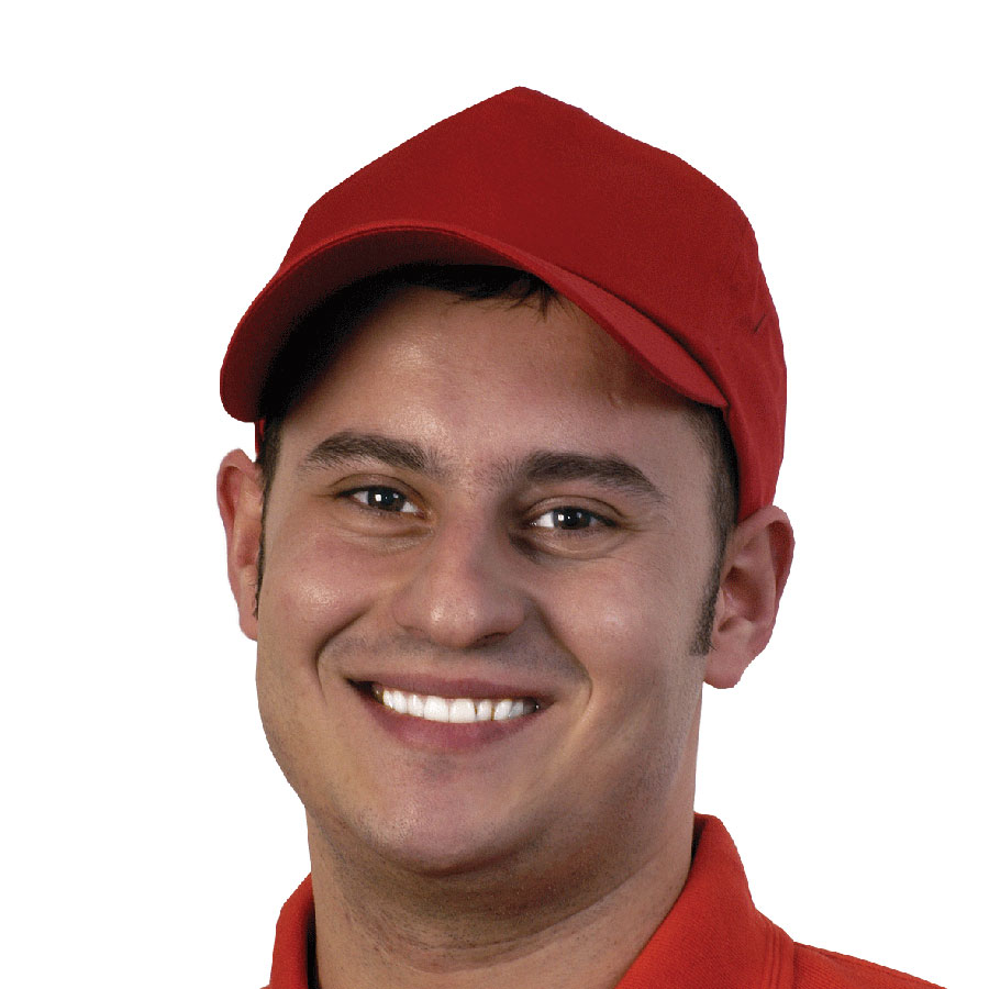 Unisex Red Baseball Cap PK 1