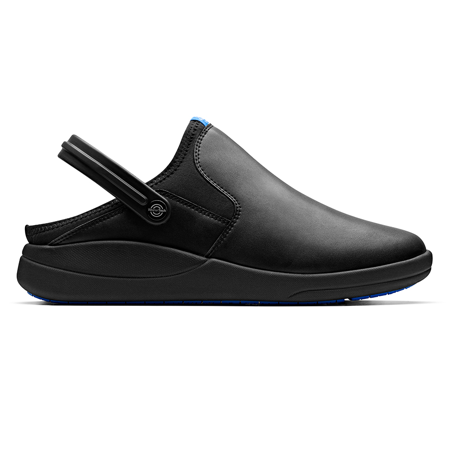 WEARERTECH CUSTOM PRO REFRESH BLACK MICROFIBRE NON SLIP UNISEX CLOG UK-SIZE-12
